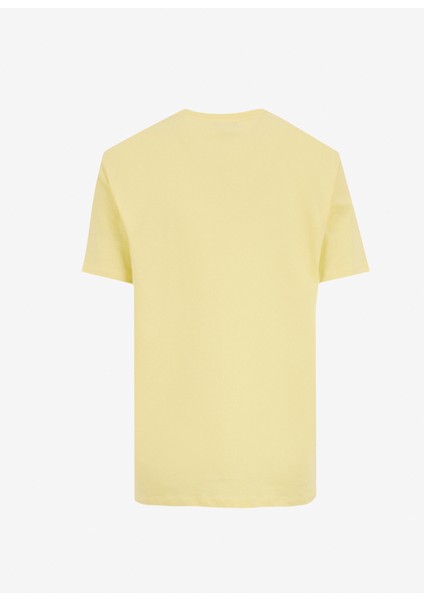 D5SM-TST3987 Sarı Bisiklet Yaka Relaxed Baskılı Erkek T-Shirt fiyatları