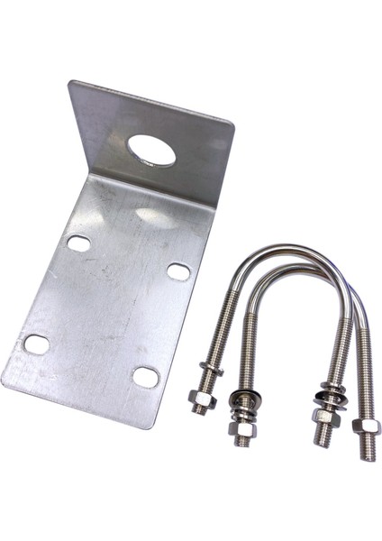 Jambon Uhf Vhf Cb Hücresel Kamyon Şoförü Anteni Için U Stil Cıvatalarla Paslanmaz Çelik Anten Montaj Braketi Kullanımı Kabul Edildi (Yurt Dışından)