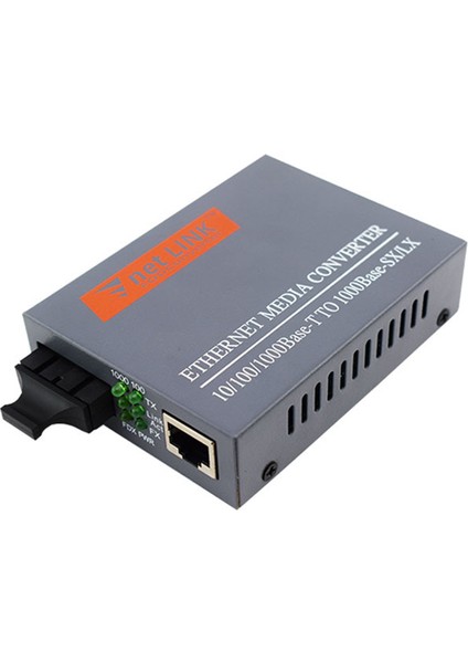 Tek Modlu Çift Çekirdekli Gigabit Çift Fiber Optik Fiber Alıcı-Verici Fotoelektrik Dönüştürücü, Siyah (Yurt Dışından)