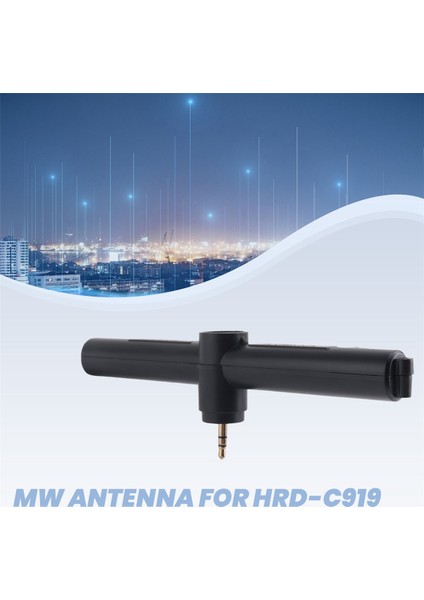 HRD-C919 Radyo Için 3,5 mm Konnektörlü Orta Dalga Mw Anteni T Tipi Orta ve Kısa Dalga Anteni (Yurt Dışından)