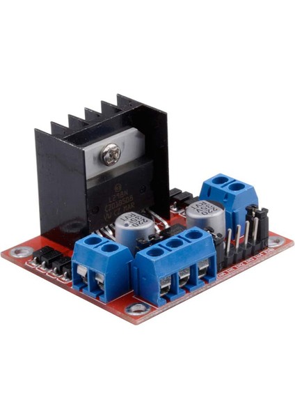2 Paket L298N Motor Sürücü Kontrol Kartı Modülü Çift H Köprü Dc Step Motor Ar-Duino Elektrikli Projeler Akıllı Araba Robotu (Yurt Dışından)