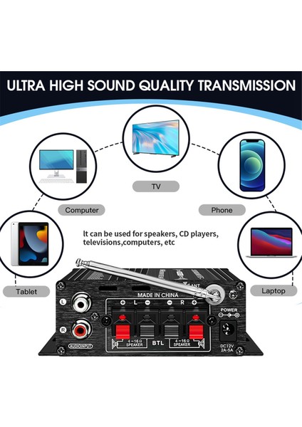 Yeni AK-350 Sınıf-Ab Ev Güç Ses Amplifikatörü Ses Bluetooth Dijital Amplifikatör Araba 2 Kanal Hifi Stereo Amp (Yurt Dışından) fiyatları