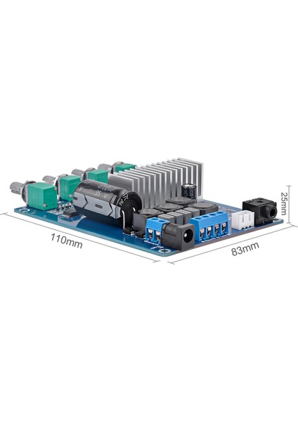 TPA3116D2 Bluetooth 5.0 Yüksek Güçlü 2.0 Dijital Ev Ses Amplifikatörü Kartı Ayarlı Dc 12-24V (Yurt Dışından)