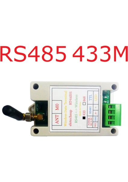 RS485 RS232 USB Kablosuz Alıcı-Verici 20DBM 433M Verici ve Alıcı Vhf/uhf Radyo Modem (RS485) (Yurt Dışından)
