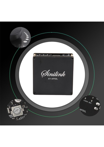 XY-AP50L Mini Bluetooth 5.0 50W+50W Kablosuz Ses Gücü Dijital Amplifikatör Kurulu Stereo Amp 3.5mm Aux USB App (Yurt Dışından) indirimleri