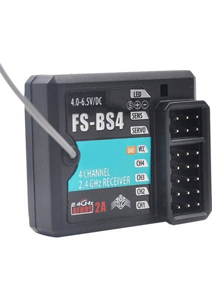 Flysky FS-IT4S / Fs-Gt5 Rc Araba Tekne Aksesuarları Için Gyro Sabitleme Sistemli Flysky Fs-Bs4 Alıcısı Için (Yurt Dışından)