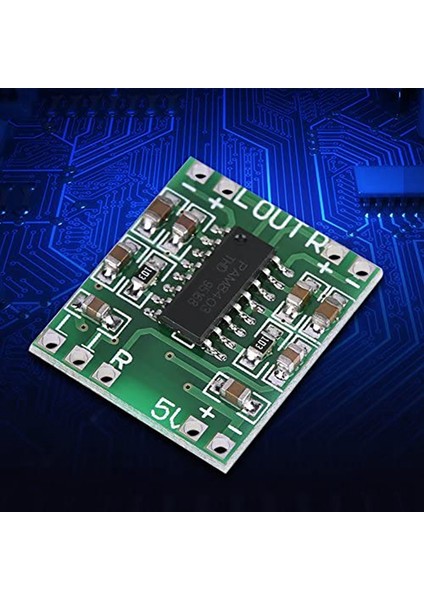 5 Adet Dijital Güç Amplifikatörü Kurulu, 2X3W Tip D PAM8403 Ses Modülü Dc 5V Dijital Ses Amplifikatörü Devre Kartı Modülü (Yurt Dışından)