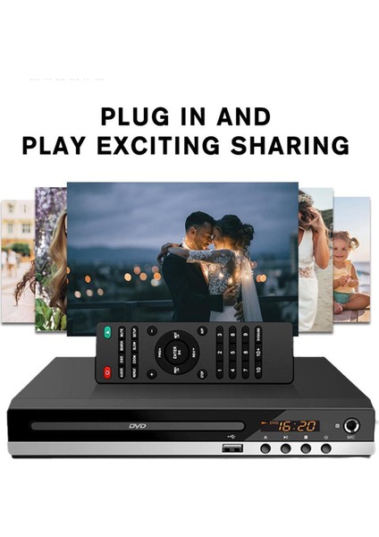 Ana Sayfa DVD Oynatıcı 1080P DVD Video Oynatıcı Evd Öğrenci CD Oynatıcı VCD Göz Koruması DVD Oynatıcı Kutusu-Eu Fişi (Yurt Dışından) modelleri