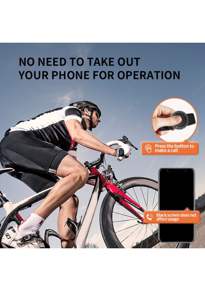 Kablosuz Bluetooth Walkie Talkie Kontrol Düğmesi Zello Ios Android Akıllı Telefon Için Ayarlanabilir Askı ile (Yurt Dışından)