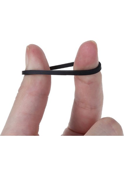 50 Adet 1mm Teyp Kemer Genişliği Karışımı Kaset Bant Makinesi Kemer Çeşitli Ortak Kare Lastik Kemer (Yurt Dışından)