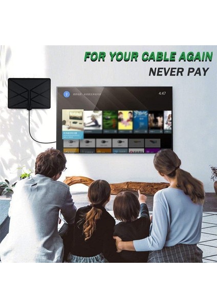 25DB Tv Anteni, Hd Dijital Iç Mekan Anteni Uzun 1500 Mil Menzil Desteği 4K 1080P ve Daha Eski Tv'nin Iç Mekan Hdtv Anteni (Yurt Dışından) modelleri