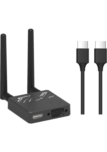 1080P Kablosuz Ekran Dongle Adaptörü, 2.4g/5g Kablosuz Alıcı Tak ve Çalıştır, Akıllı Telefon, Dizüstü Bilgisayar Hdtv Projektörü Için (Yurt Dışından)