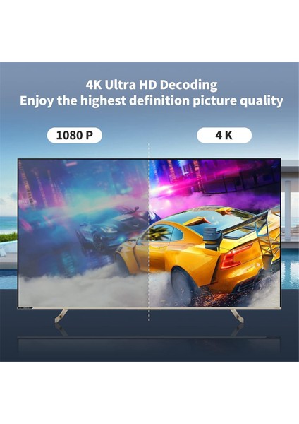 1080P Kablosuz Ekran Dongle Adaptörü, 2.4g/5g Kablosuz Alıcı Tak ve Çalıştır, Akıllı Telefon, Dizüstü Bilgisayar Hdtv Projektörü Için (Yurt Dışından) modelleri