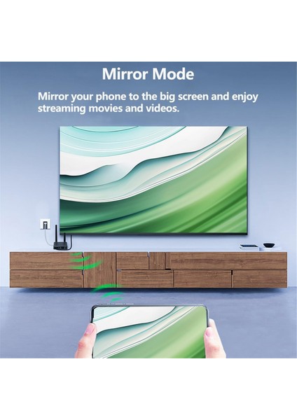 1080P Kablosuz Ekran Dongle Adaptörü, 2.4g/5g Kablosuz Alıcı Tak ve Çalıştır, Akıllı Telefon, Dizüstü Bilgisayar Hdtv Projektörü Için (Yurt Dışından) indirimleri