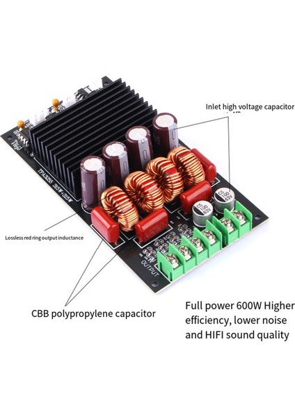 TPA3255 2X300W Stereo Hıfı Dijital Güç Amplifikatörü Kartı 600W Sınıf D Ses Amplifikatörü Araba Hoparlörü Subwoofer Ev (Yurt Dışından) indirimleri