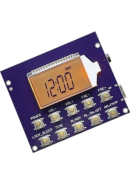 Tam Bant Mw Fm Sw Radyo Alıcı Modülü Dijital Saat LED Ekran 87-108MHZ Frekans Modülasyonu Istasyonu Otomatik Depolama (Yurt Dışından) fırsatları