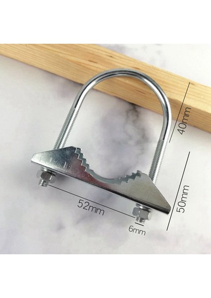 Set Anten Direği Boru Kelepçesi, V Çene Bloğu ve U Cıvata ile Tv Cb Ham Anteni Veya Panel Borusu Için Tamamı Pas Önleyici Kaplamalı (Yurt Dışından) modelleri