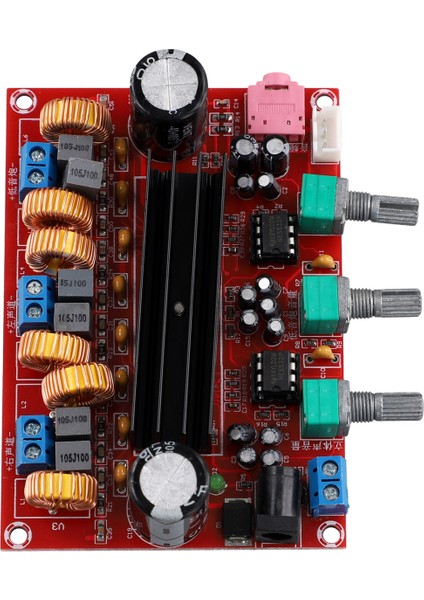 XH-M139 Ses Amplifikatör Kartı 2X50W+100W 2.1 Kanal Amplifikatör Modülleri Dc 12-24V Ses Sistemi Dıy Hoparlörler Için (Yurt Dışından)