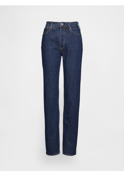 Kadın Mavi High Rise Cheeky Straight Washwell Jean Washwell modelleri