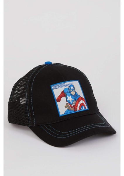 Erkek Çocuk Marvel Avengers Etiket Baskılı Pamuklu Cap Şapka D9790A825SM fiyatları