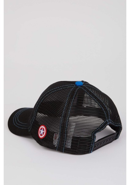 Erkek Çocuk Marvel Avengers Etiket Baskılı Pamuklu Cap Şapka D9790A825SM fırsatları