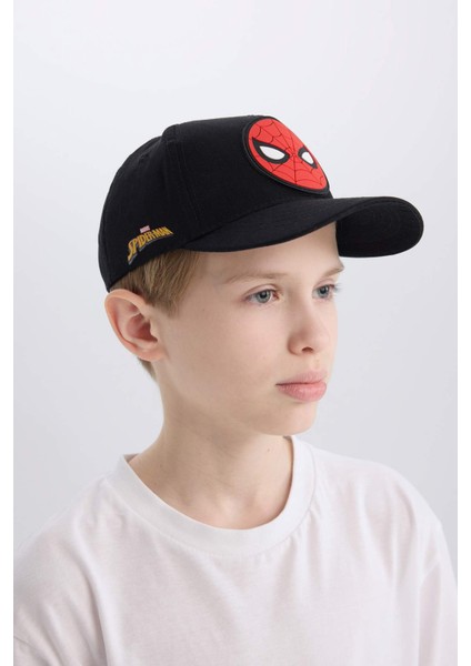 Erkek Çocuk Marvel Spiderman Pamuklu Cap Şapka X0356A625SM