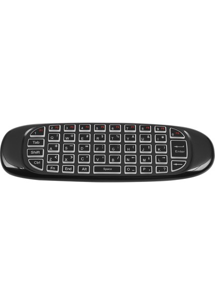 2.4g Rf Uzaktan Kumanda Hava Fare Kablosuz Klavye Sesli Arka Işık C120 Android Akıllı Tv Kutusu Için (Yurt Dışından)