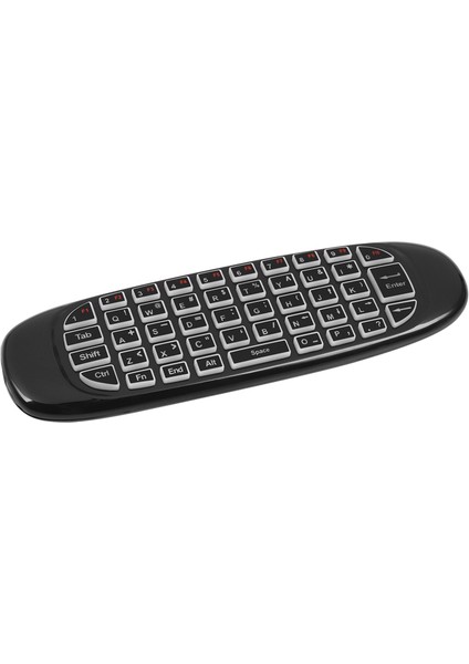 2.4g Rf Uzaktan Kumanda Hava Fare Kablosuz Klavye Sesli Arka Işık C120 Android Akıllı Tv Kutusu Için (Yurt Dışından)