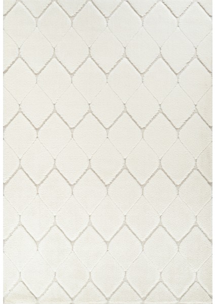 Süpersoft Grace White 160x230 cm Salon Mutfak Halısı Yolluk Kilim fiyatları