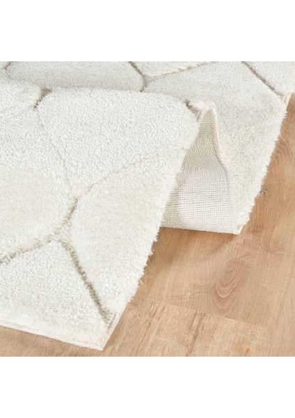 Süpersoft Grace White 160x230 cm Salon Mutfak Halısı Yolluk Kilim fırsatları