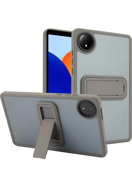 Xiaomi Redmi Pad Se 4g 8.7 Inç Kılıf Için Kickstand Tpu+Pc Skin-Touch Tablet Kapak-Gri (Yurt Dışından)