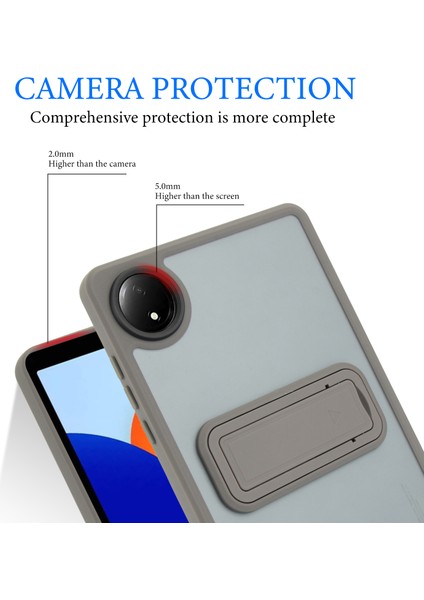 Xiaomi Redmi Pad Se 4g 8.7 Inç Kılıf Için Kickstand Tpu+Pc Skin-Touch Tablet Kapak-Gri (Yurt Dışından) indirimleri