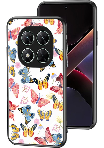 Xiaomi Poco X7 5g/redmi Not 14 Pro 5g Kılıf Tpu + Temperli Cam Telefon Arka Kapak Desenli-Renkli (Yurt Dışından)