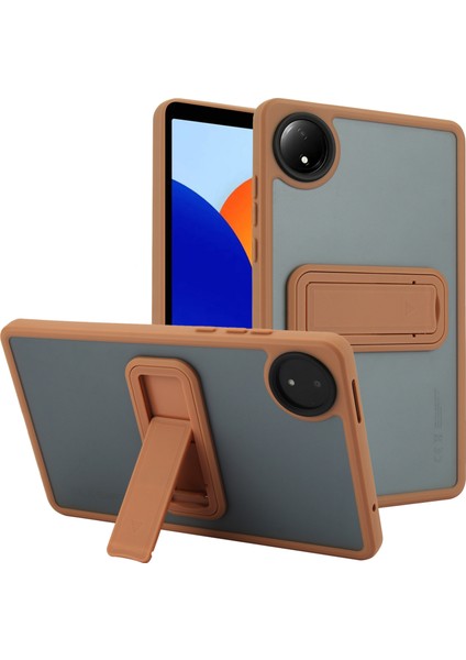 Xiaomi Redmi Pad Se 4g 8.7 Inç Kılıf Için Kickstand Tpu + Pc Cilt-Dokunmatik Tablet Kapak-Çöl Altın (Yurt Dışından)