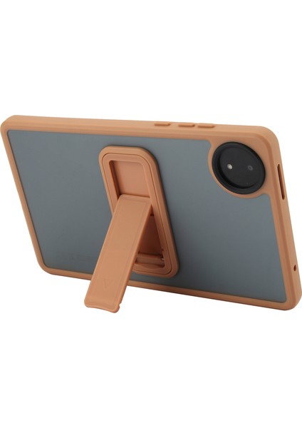 Xiaomi Redmi Pad Se 4g 8.7 Inç Kılıf Için Kickstand Tpu + Pc Cilt-Dokunmatik Tablet Kapak-Çöl Altın (Yurt Dışından)