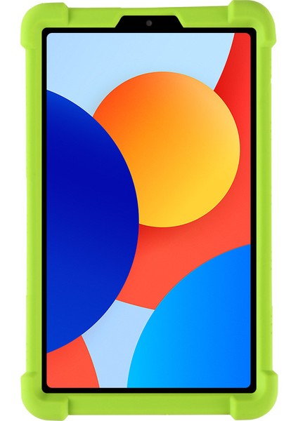 Xiaomi Redmi Pad Se 4g 8.7 Inç Kılıf Ayarlanabilir Kickstand Silikon Tablet Koruyucu Kapak-Yeşil (Yurt Dışından) fırsatları