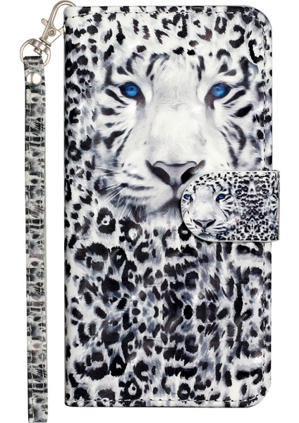 Xiaomi Redmi Note 14 4g (163.25X76.55X8.16MM) Kılıf 3D Desen Baskılı Telefon Deri Telefon Kapağı-Leopar (Yurt Dışından) fiyatları