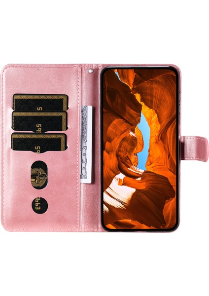 Xiaomi Poco X7 Pro 5g/redmi Turbo 4 5g Kılıf Fermuar Cüzdan Buzağı Dokusu Pu Deri Telefon Kapağı-Pembe (Yurt Dışından)