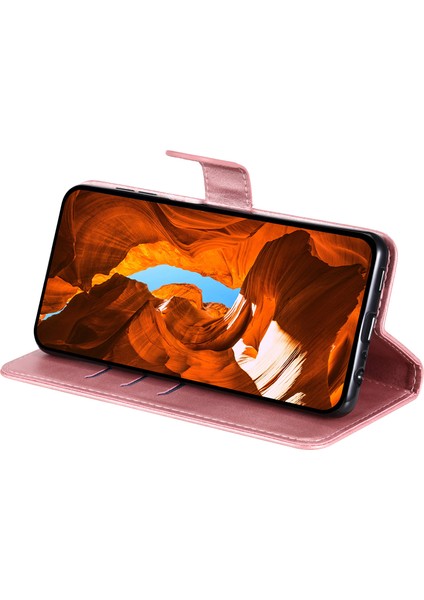 Xiaomi Poco X7 Pro 5g/redmi Turbo 4 5g Kılıf Fermuar Cüzdan Buzağı Dokusu Pu Deri Telefon Kapağı-Pembe (Yurt Dışından)