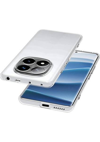 Xiaomi Redmi Note 14 Pro 4g Şeffaf Ultra-Ince Esnek Tpu Arka Kapak Için (Yurt Dışından) modelleri