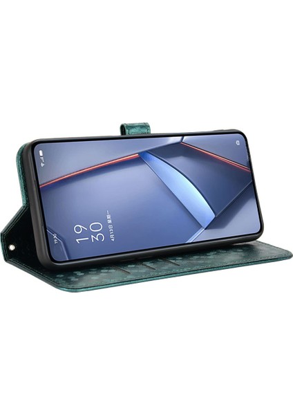 Xiaomi Poco X7 Pro 5g/redmi Turbo 4 5g Nokta Desenli Baskı Pu Deri Telefon Kapağı-Yeşil (Yurt Dışından)