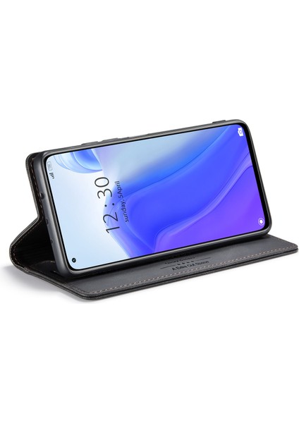 Xiaomi Mi 10T Pro 5g/xiaomi Redmi K30S/XIAOMI Mi 10T 5g Autspace A01 Rfıd Engelleme Kart Tutucu ile Deri Stand Kapağı-Siyah (Yurt Dışından) fırsatları