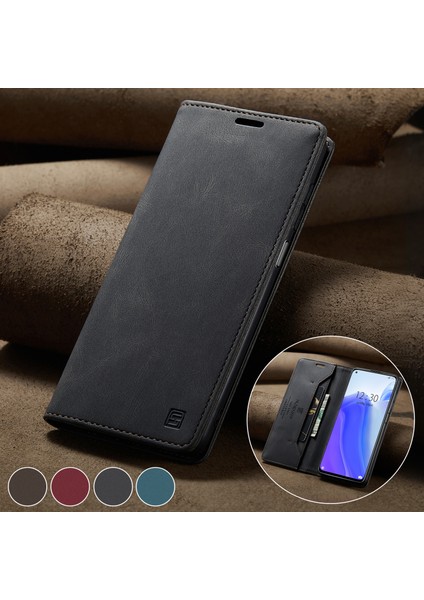 Xiaomi Mi 10T Pro 5g/xiaomi Redmi K30S/XIAOMI Mi 10T 5g Autspace A01 Rfıd Engelleme Kart Tutucu ile Deri Stand Kapağı-Siyah (Yurt Dışından) indirimleri