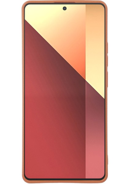 Xiaomi Redmi Note 13 Pro 4g/poco M6 Pro 4g Kılıf Deri Dokulu Tpu Darbeye Dayanıklı Telefon Kapağı-Kahverengi (Yurt Dışından) fiyatları