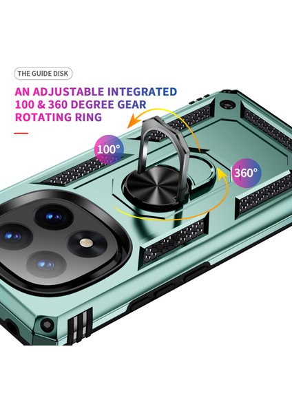 Xiaomi Redmi Note 14 Pro+ 5g Kılıf Pc+Tpu Için Kickstand-Balckish Green (Yurt Dışından) fiyatları