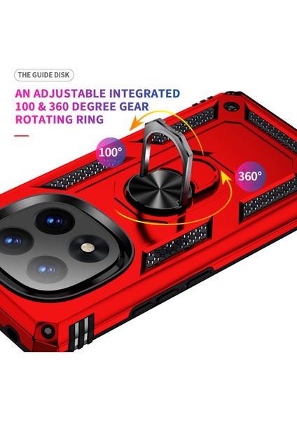 Xiaomi Redmi Note 14 Pro+ 5g Kılıf Pc+Tpu Için Kickstand-Kırmızı (Yurt Dışından) fiyatları