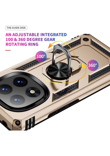 Xiaomi Redmi Note 14 Pro+ 5g Kılıf Pc+Tpu, Kickstand-Gold ile (Yurt Dışından) fiyatları