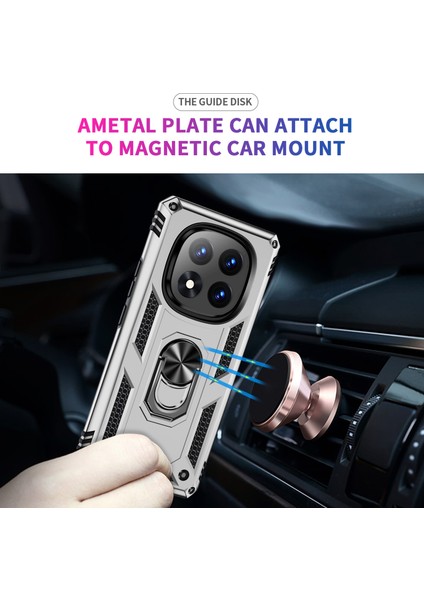 Xiaomi Redmi Note 14 Pro+ 5g Kılıf Pc+Tpu, Kickstand-Gümüş Için (Yurt Dışından) modelleri