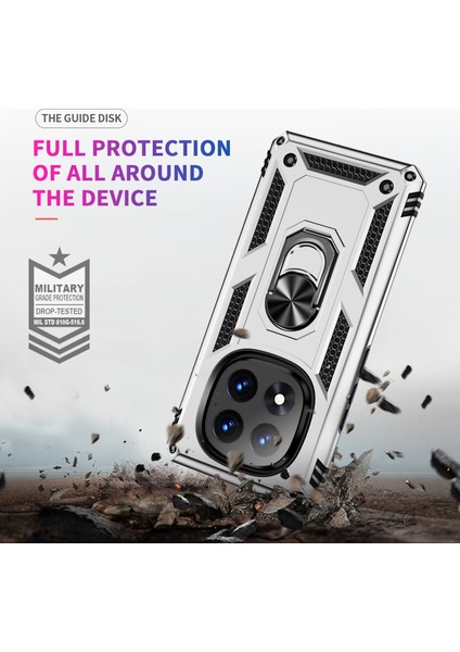 Xiaomi Redmi Note 14 Pro+ 5g Kılıf Pc+Tpu, Kickstand-Gümüş Için (Yurt Dışından) fırsatları