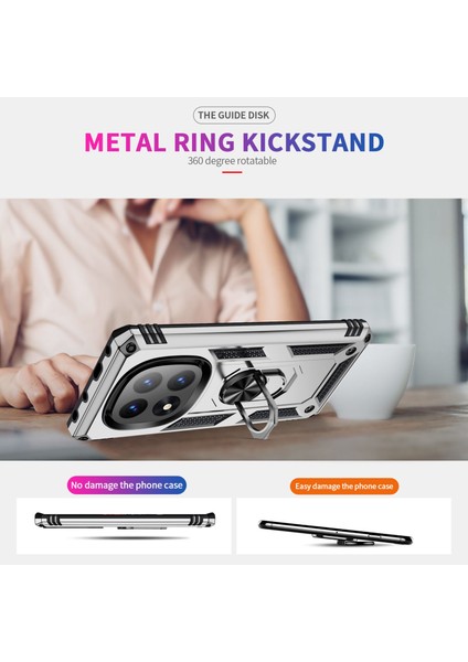 Xiaomi Redmi Note 14 Pro+ 5g Kılıf Pc+Tpu, Kickstand-Gümüş Için (Yurt Dışından) indirimleri